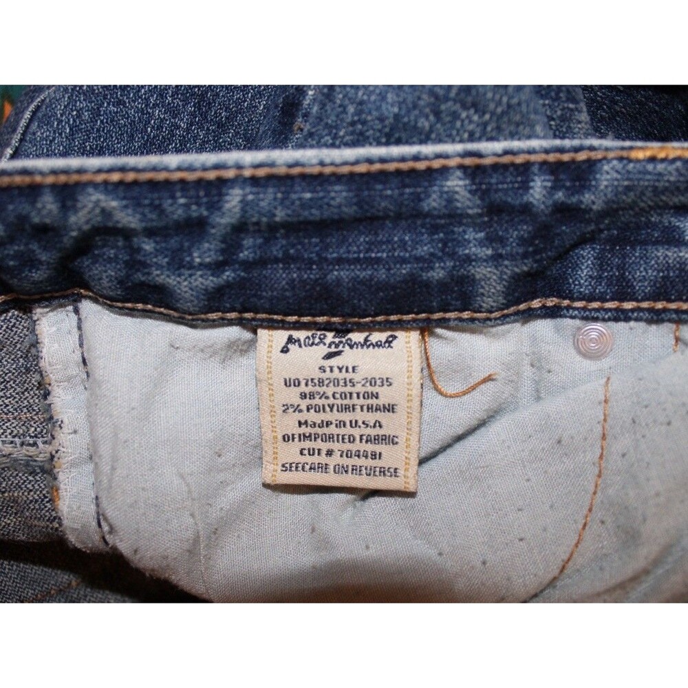 7 For All Mankind Dojo Y2K Jeans Womens Size 30 Straight Leg Made‎ USA - Picture 8 of 10